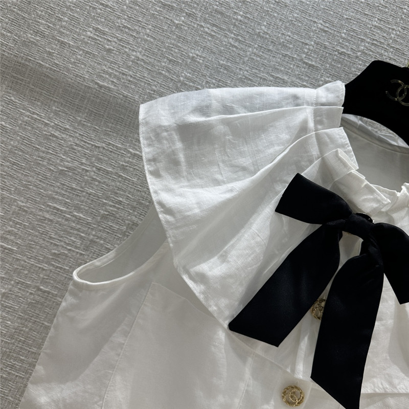 Ch**el lace shawl sleeveless shirt replica d&g clothing