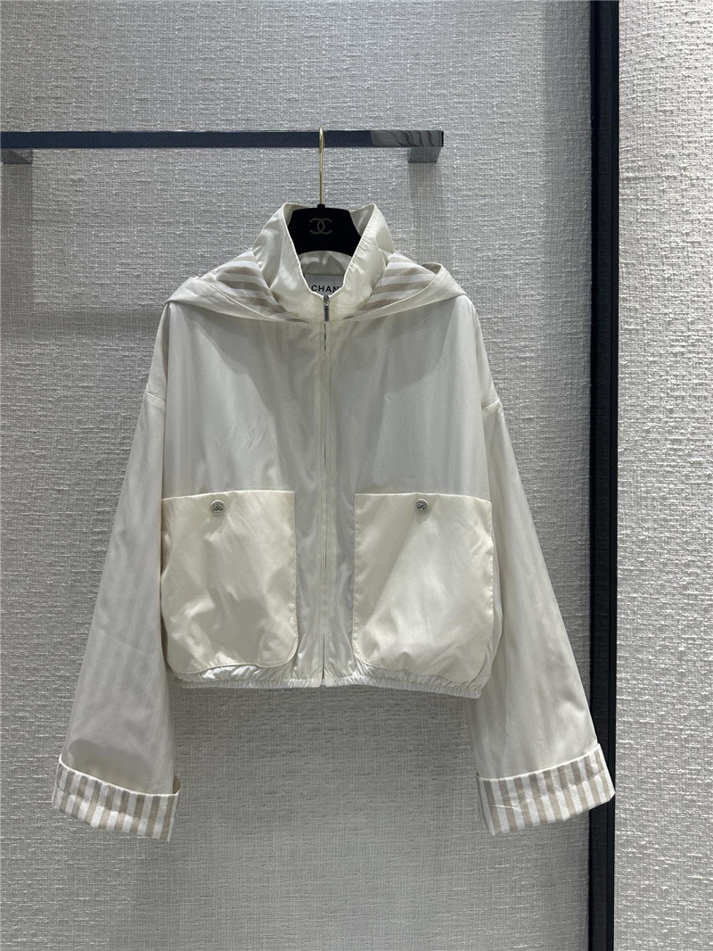 Chanel nylon windbreaker jacket replica clothing sites