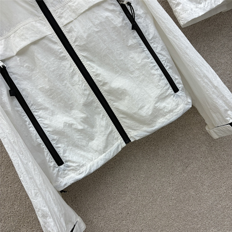 prada contrast color sun protection casual suit replica clothing