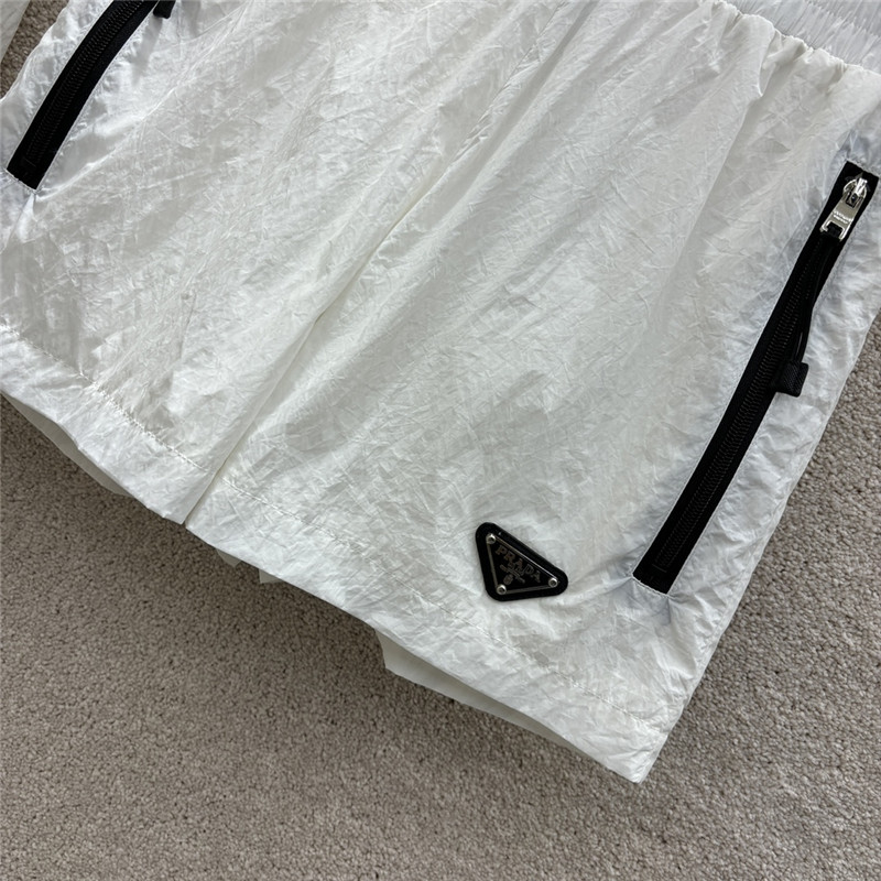 prada contrast color sun protection casual suit replica clothing