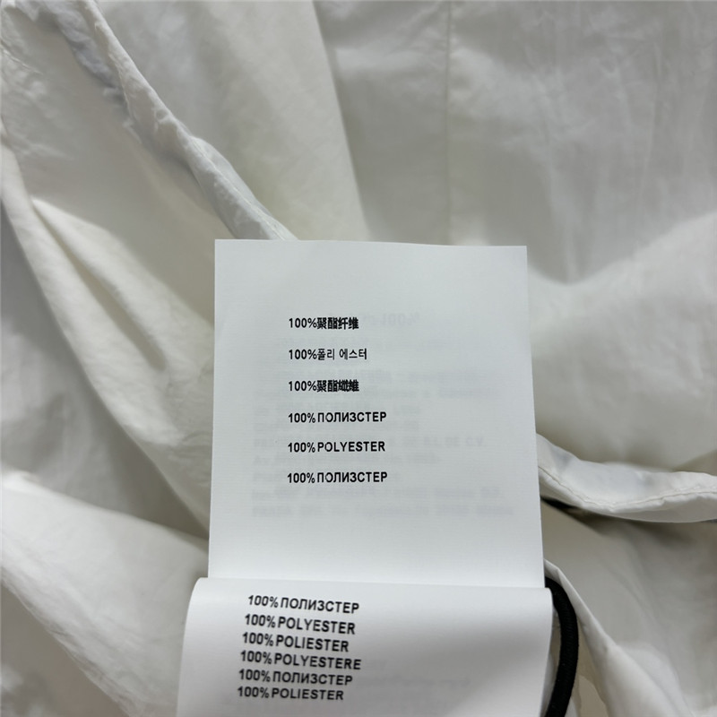 prada contrast color sun protection casual suit replica clothing