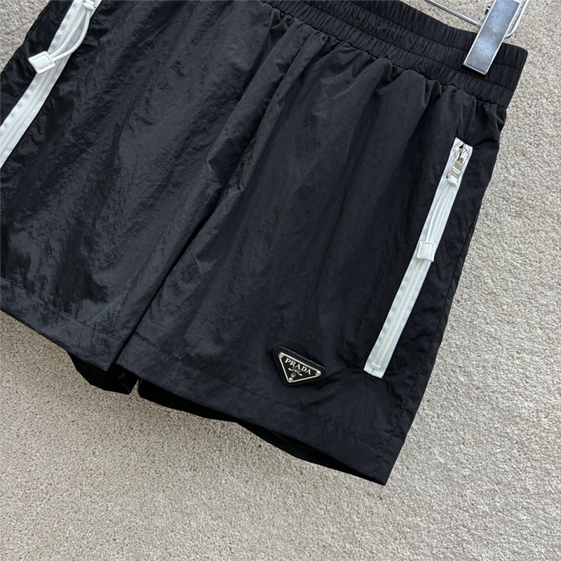 prada contrast color sun protection casual suit replica clothing