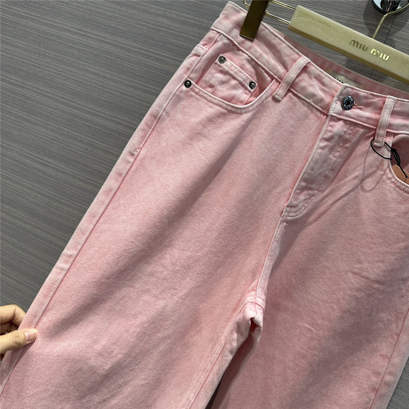 M1um1u straight jeans cheap replica designer clothes