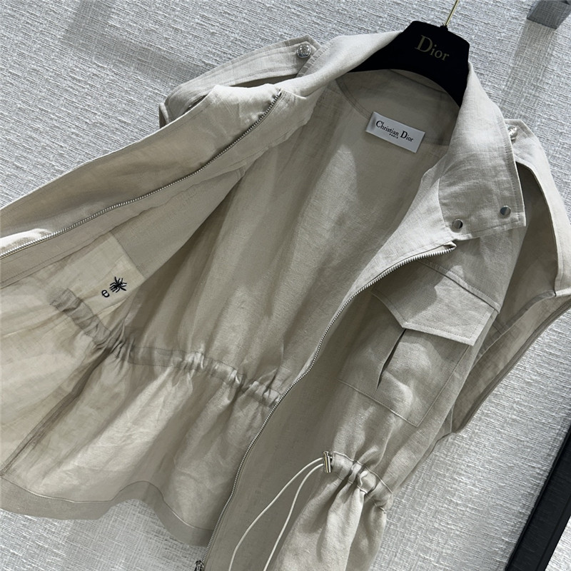 D10r work style stand collar vest jacket replica clothes