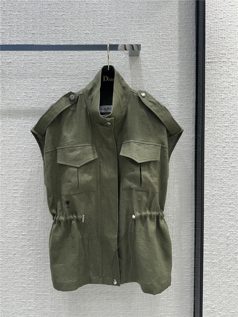 D10r work style stand collar vest jacket replica clothes