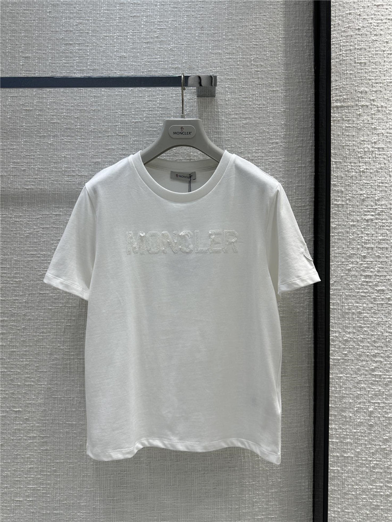 Moncler letter logo short sleeve T-shirt replica d&g clothing