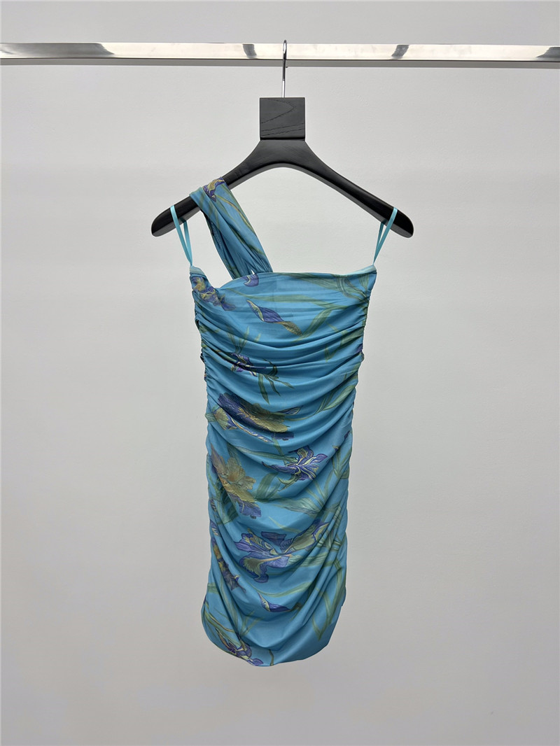 Y51 blue iris dress replica designer clothes