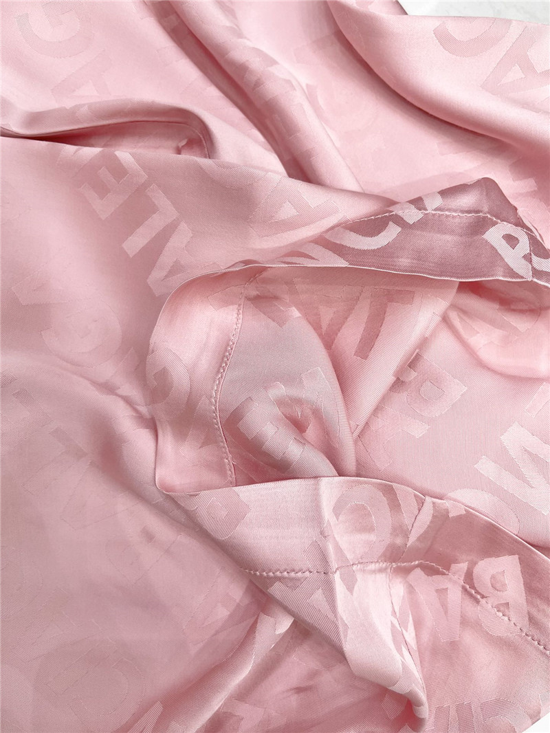 Ba1en*iaga pink silk trousers