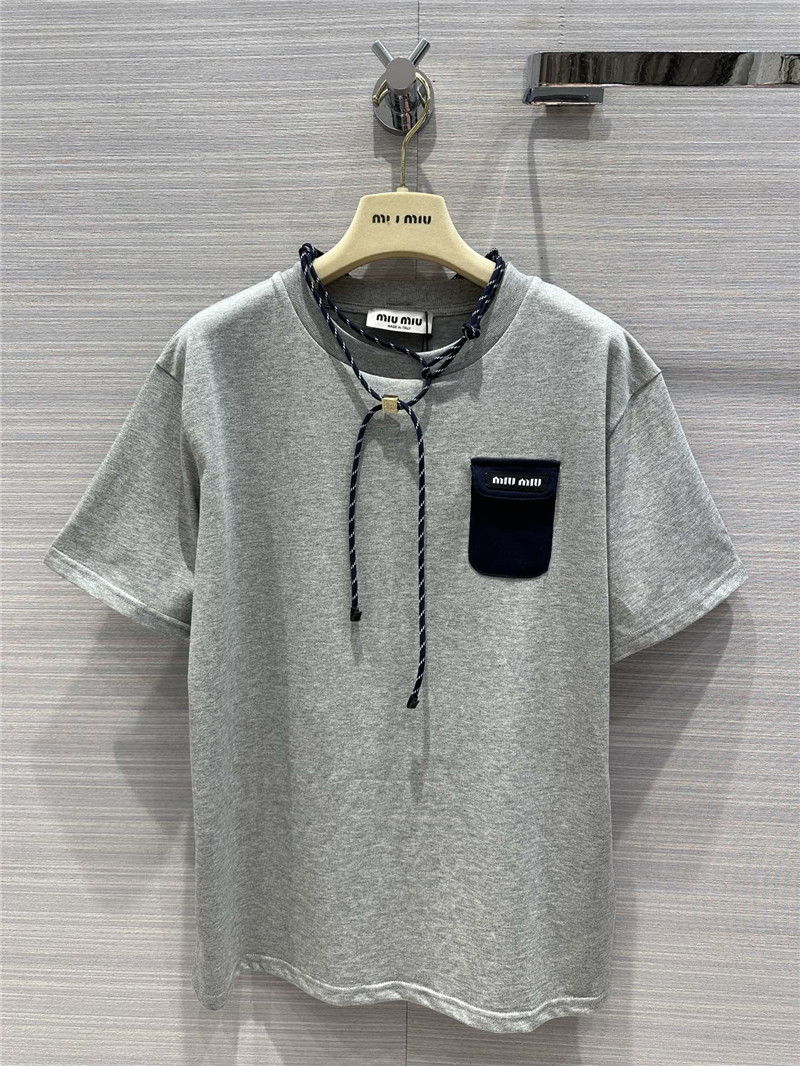 miumiu necklace design elegant T-shirt replicas clothes