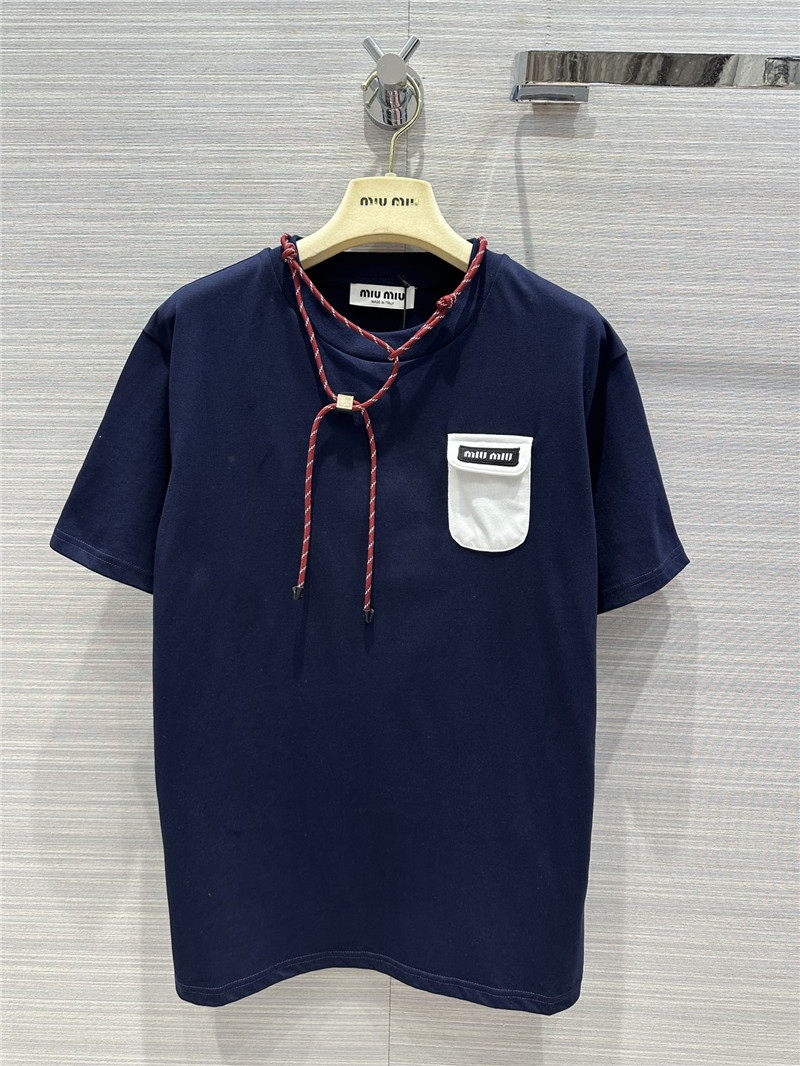 miumiu necklace design elegant T-shirt replicas clothes