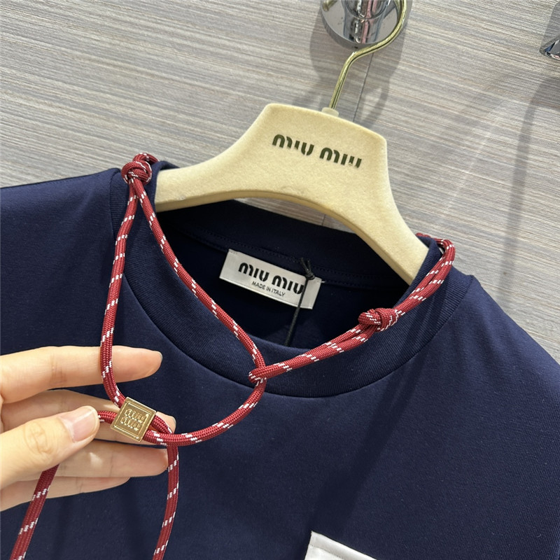 M1um1u necklace design elegant t-shirt replicas clothes