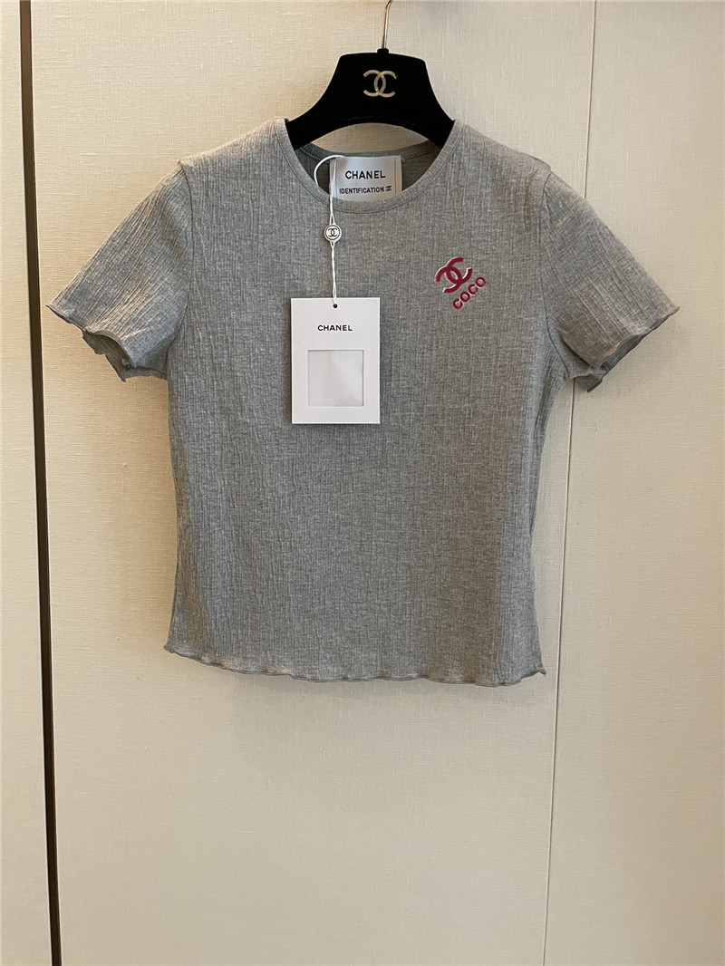 Chanel new short sleeve replica d&g clothing