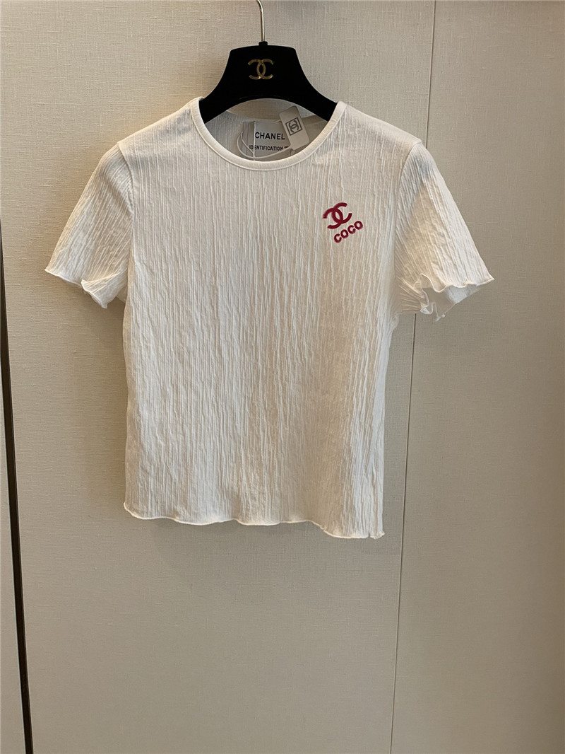 Chanel new short sleeve replica d&g clothing