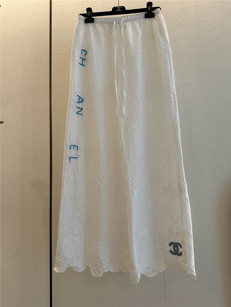 Ch**el new hollow trousers replica clothes