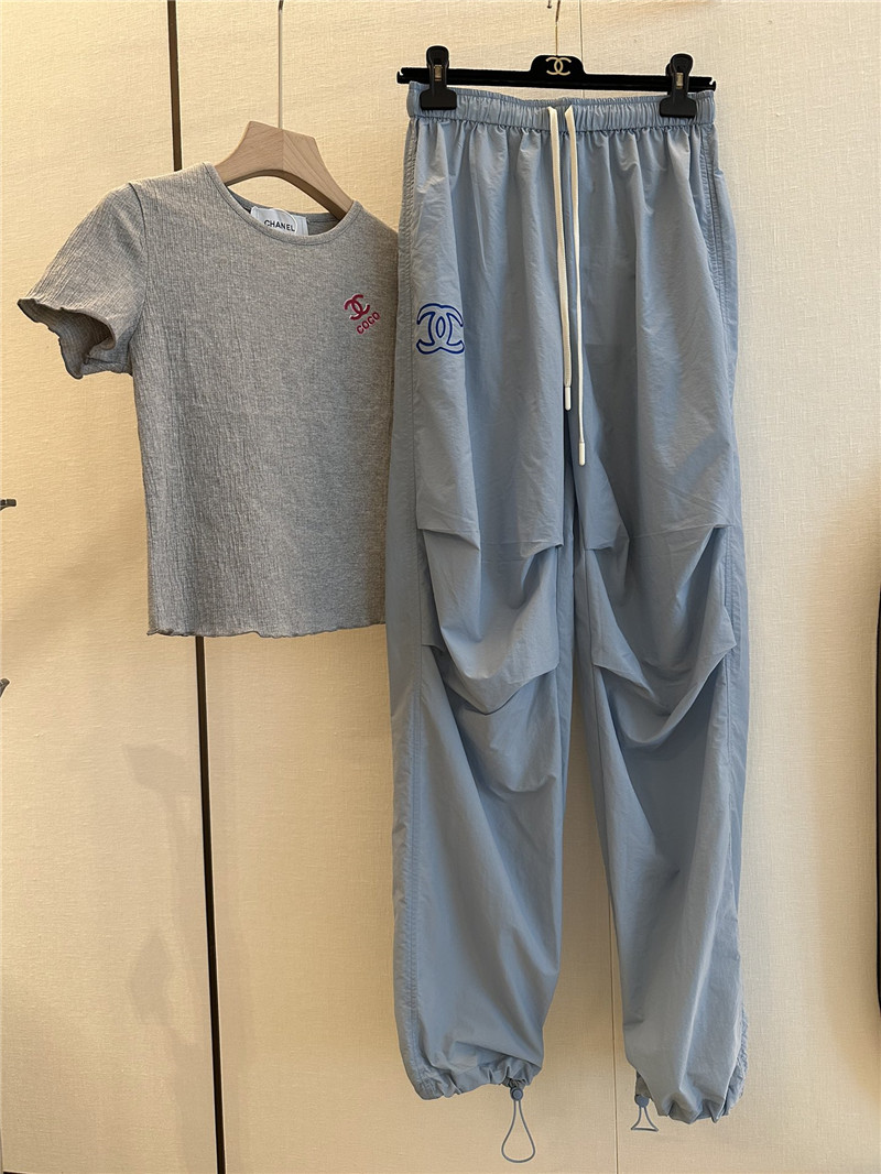 Ch**el new wide leg work casual pants replica d&g clothing