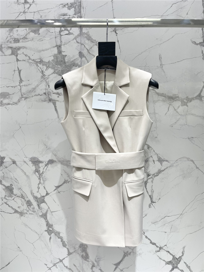 alexander wang sleeveless waist suit skirt replica clothes