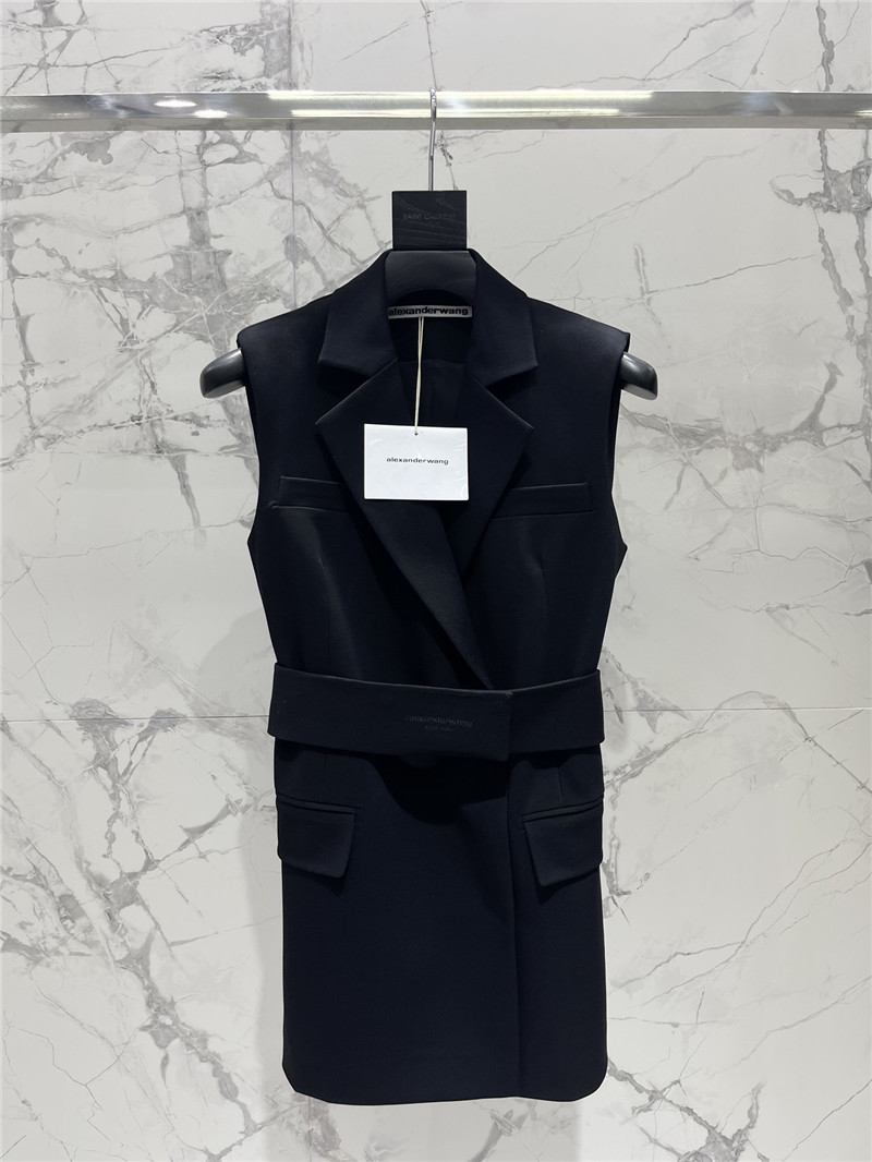 alexander wang sleeveless waist suit skirt replica clothes