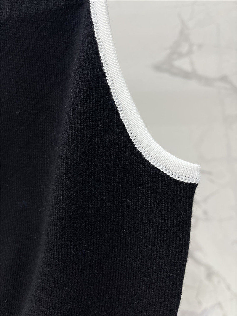 Ba1en*iaga letter jacquard sports vest replica clothing