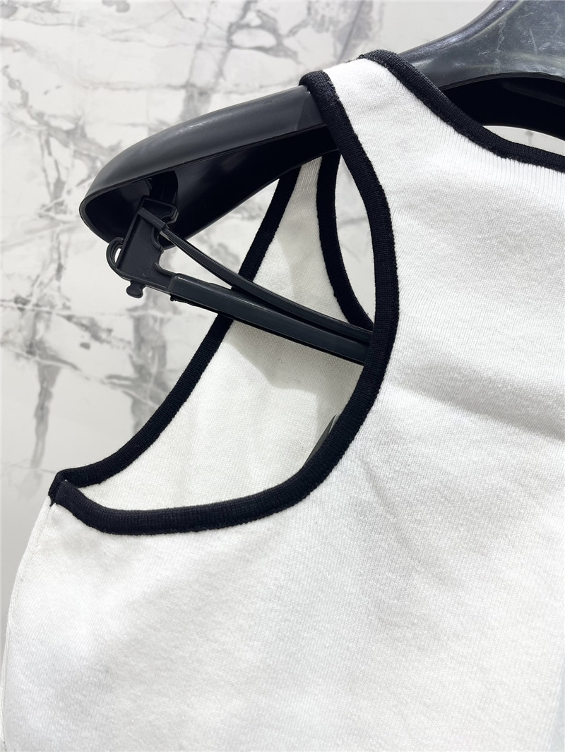 Ba1en*iaga letter jacquard sports vest replica clothing