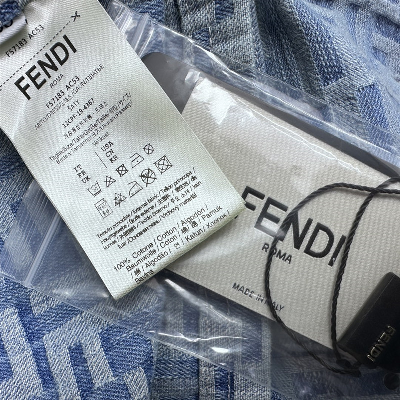 F**di jacquard denim jacket replica clothing sites