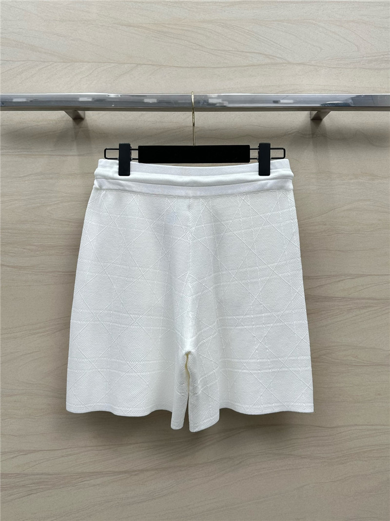 D10r rattan plaid series knitted suit replica designer clothes