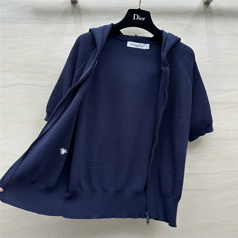 D10r rattan plaid series knitted suit replica designer clothes