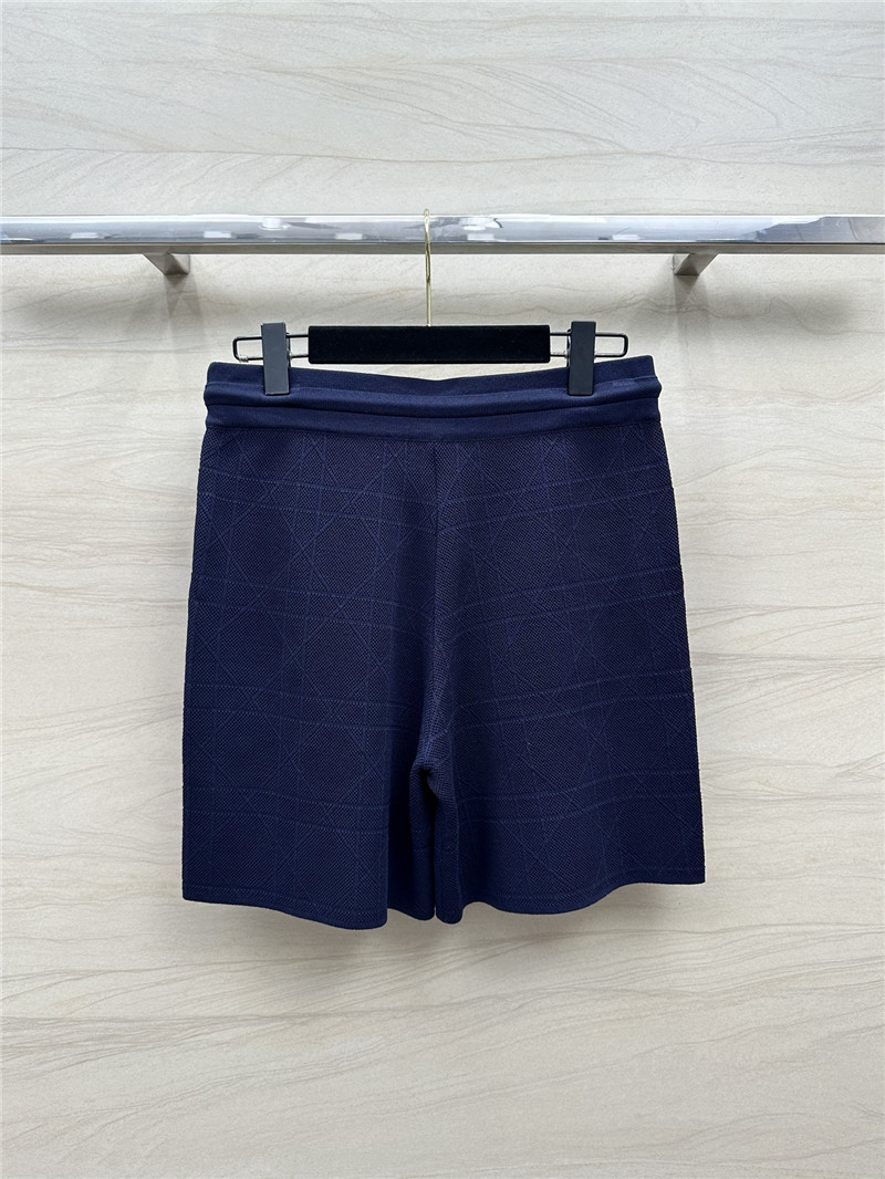 D10r rattan plaid series knitted suit replica designer clothes