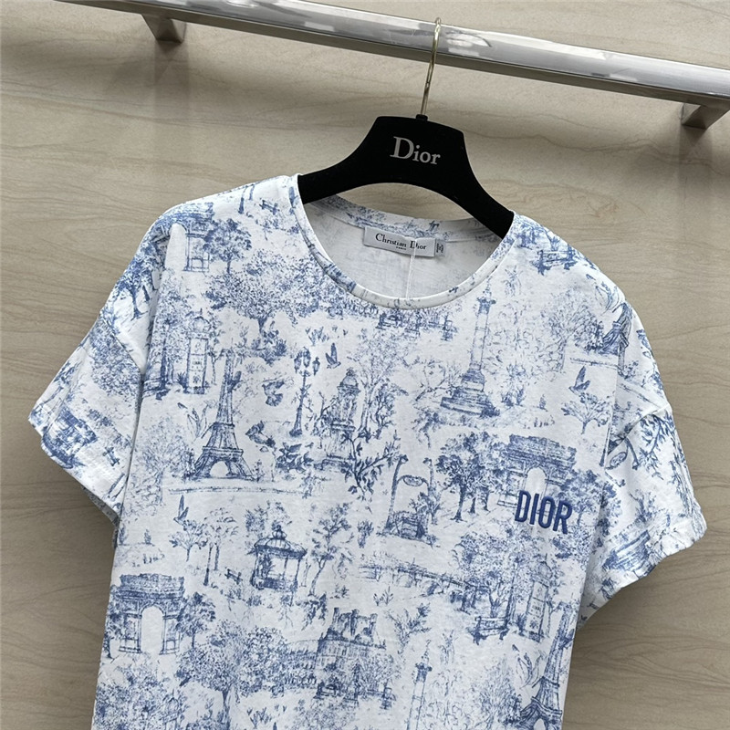 D10r parent-child series limited print t-shirt replica clothing