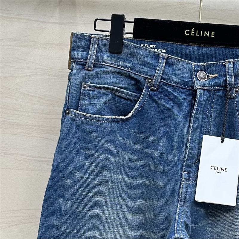 Ce1i*e low waisted bootcut extra long jeans replicas clothes