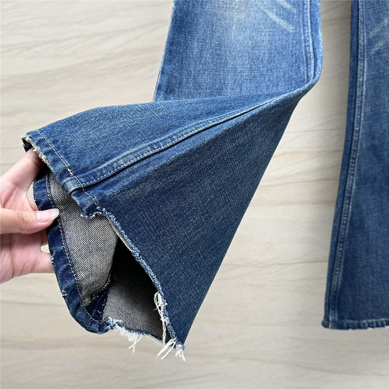 Ce1i*e low waisted bootcut extra long jeans replicas clothes