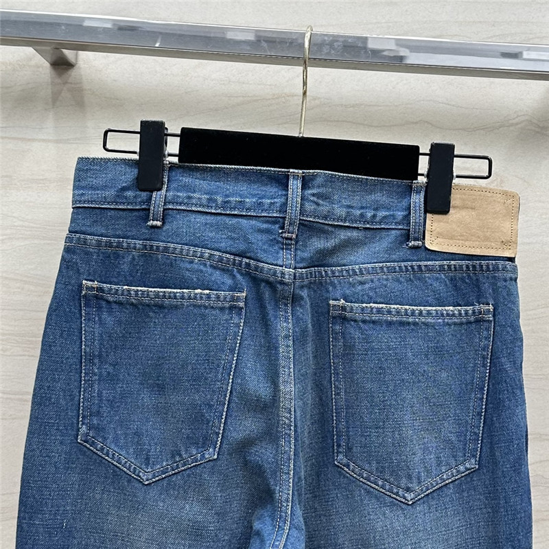 Ce1i*e low waisted bootcut extra long jeans replicas clothes