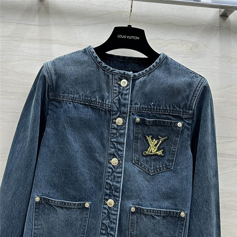 l0vis Vvtt0n lv nautical series denim jacket replica clothes