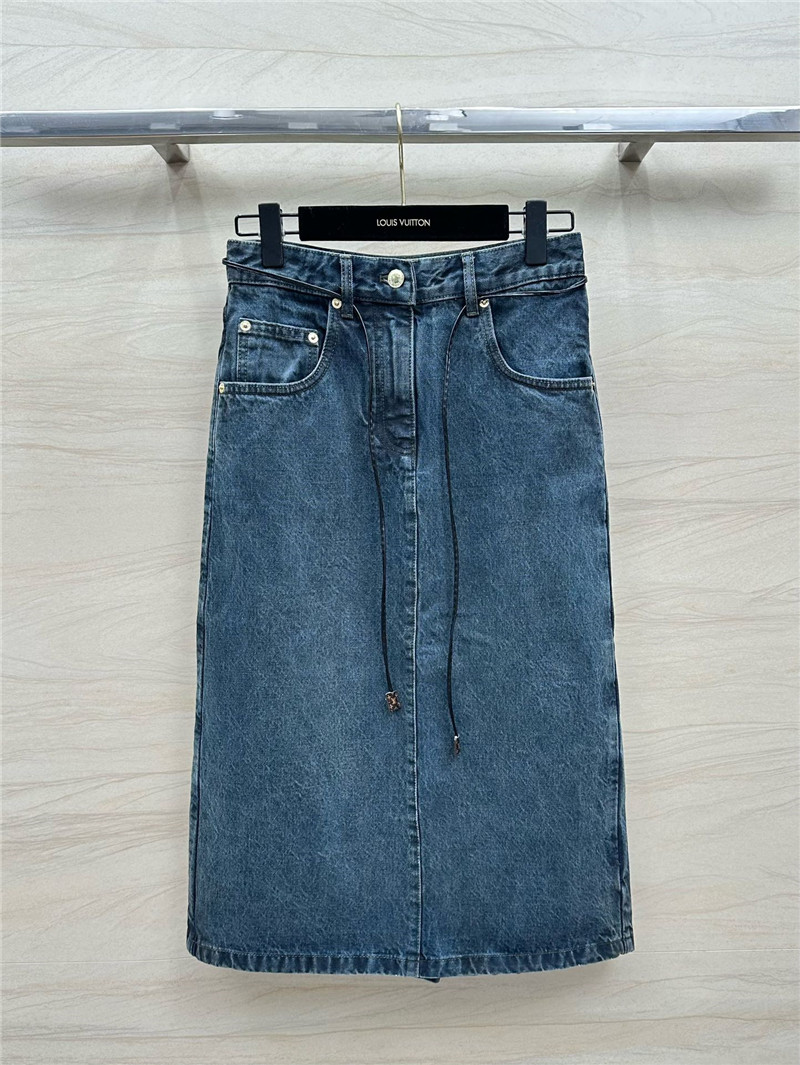 louis vuitton LV denim long half pants replica clothing