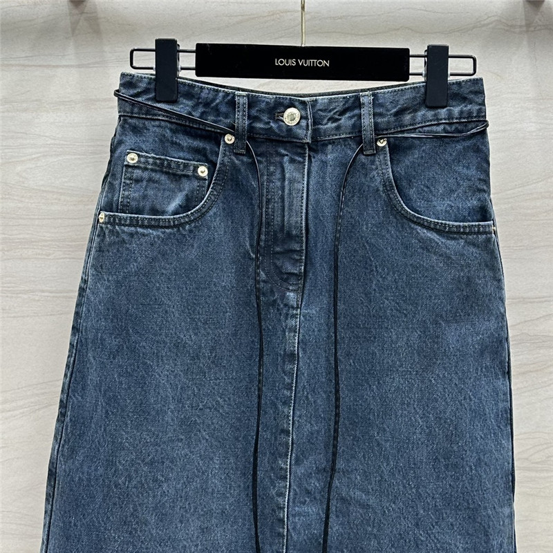 l0vis Vvtt0n lv denim long half pants replica clothing
