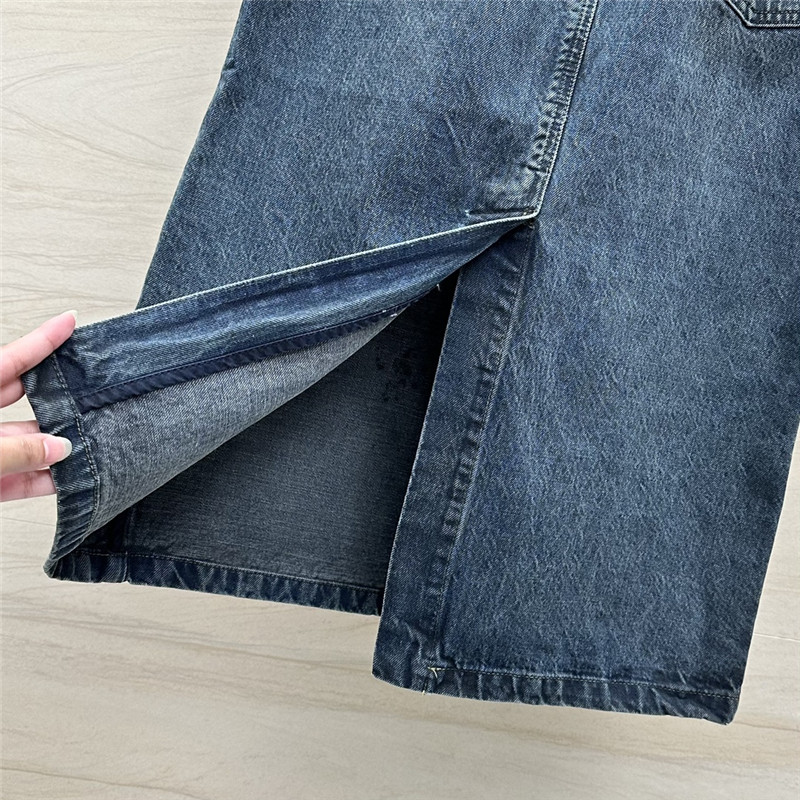 l0vis Vvtt0n lv denim long half pants replica clothing
