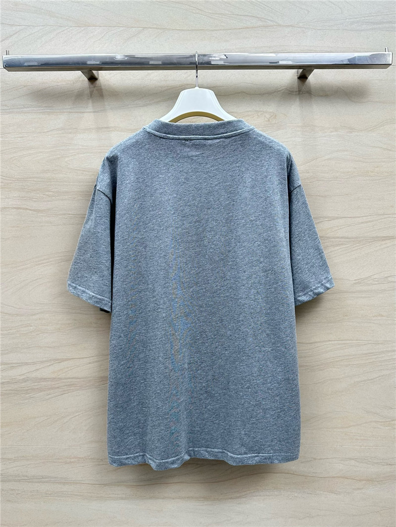 L0ew* toothbrush embroidered large logo t-shirt replica clothes