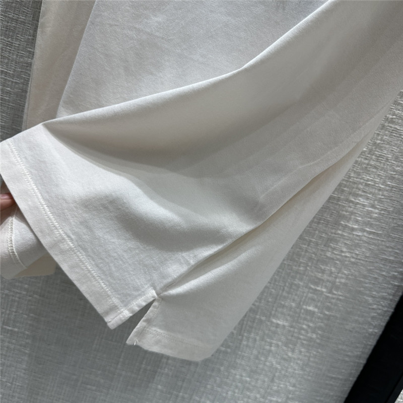 Vanitoo embroidered butterfly cotton T-shirt replicas clothes