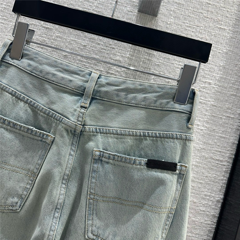 Y51 rolled hem jeans replica clothes