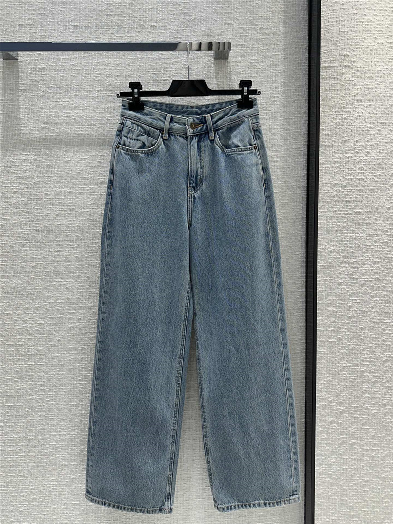 Balenciaga straight wide leg jeans replica designer clothes