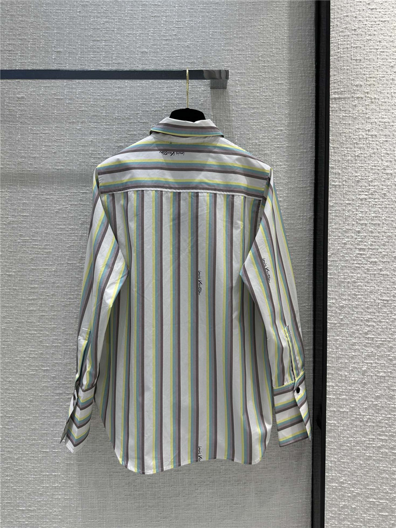 louis vuitton LV letter print shirt replica designer clothes