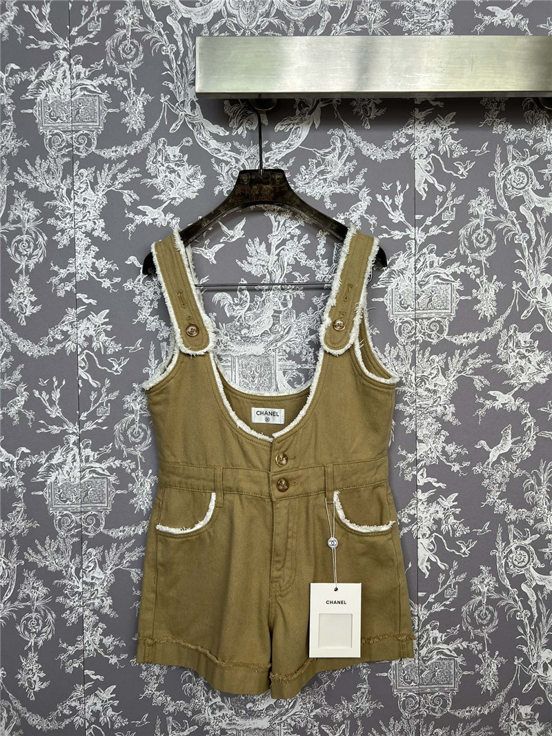 Ch**el new overalls shorts replica designer clothes