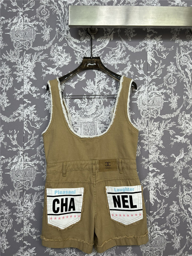 Ch**el new overalls shorts replica designer clothes