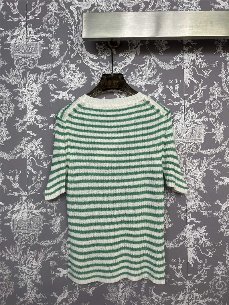 D10r striped knitted short sleeve replica clothing sites