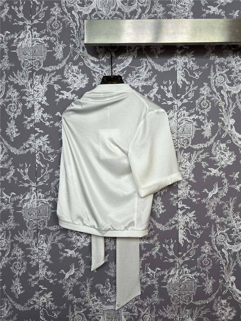 Ch**el single sleeve ribbon shirt cheap replica designer clothes