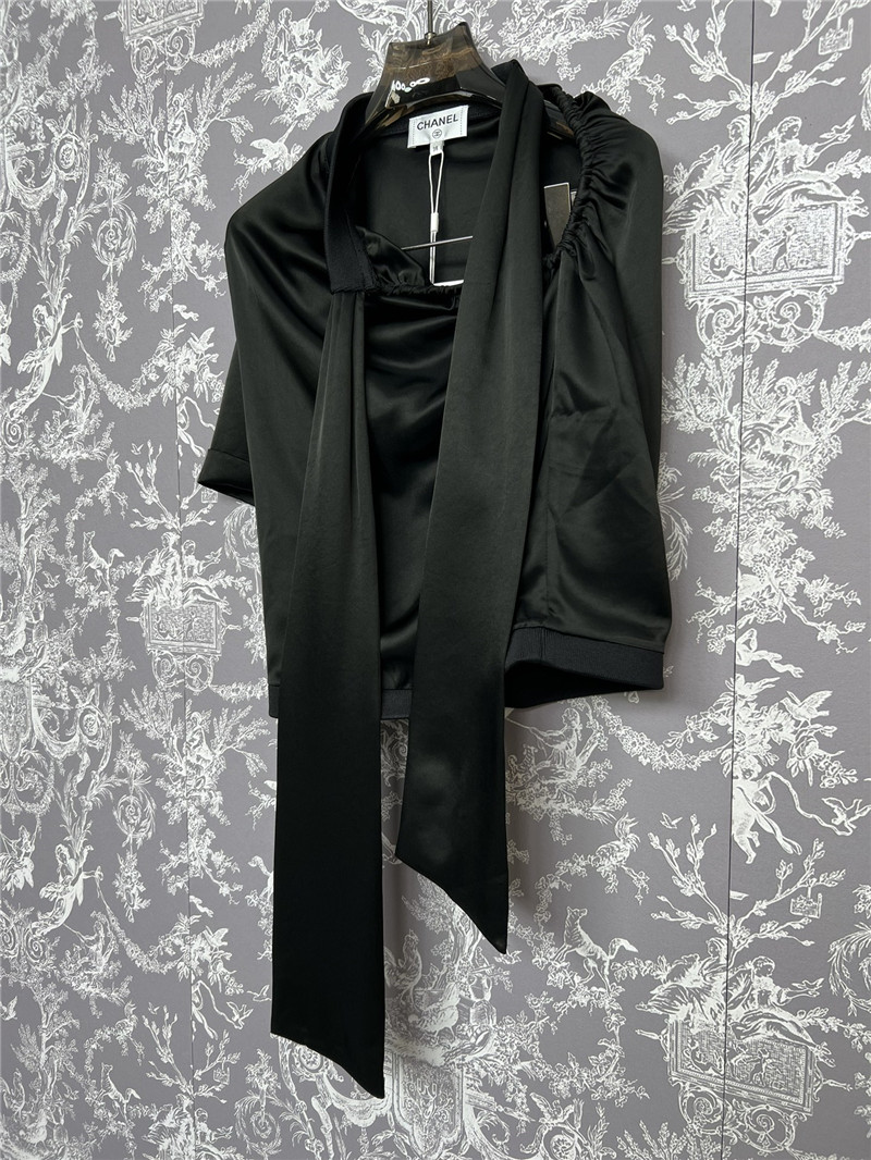 Ch**el single sleeve ribbon shirt cheap replica designer clothes