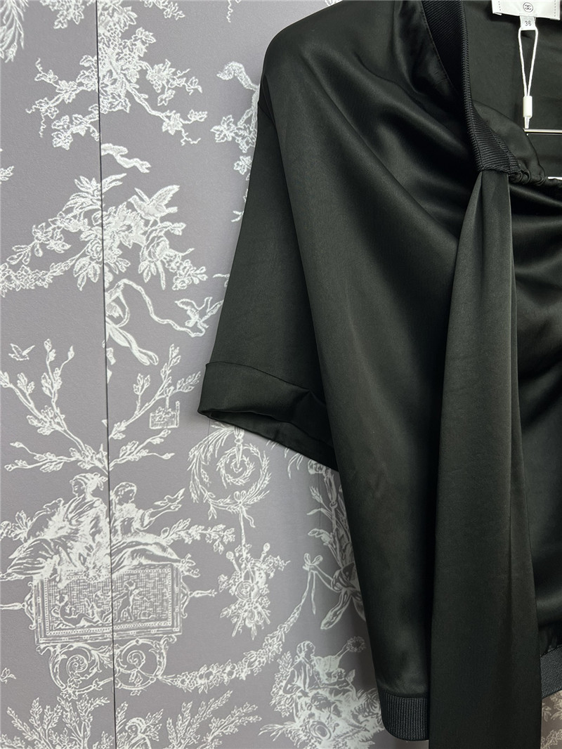 Ch**el single sleeve ribbon shirt cheap replica designer clothes