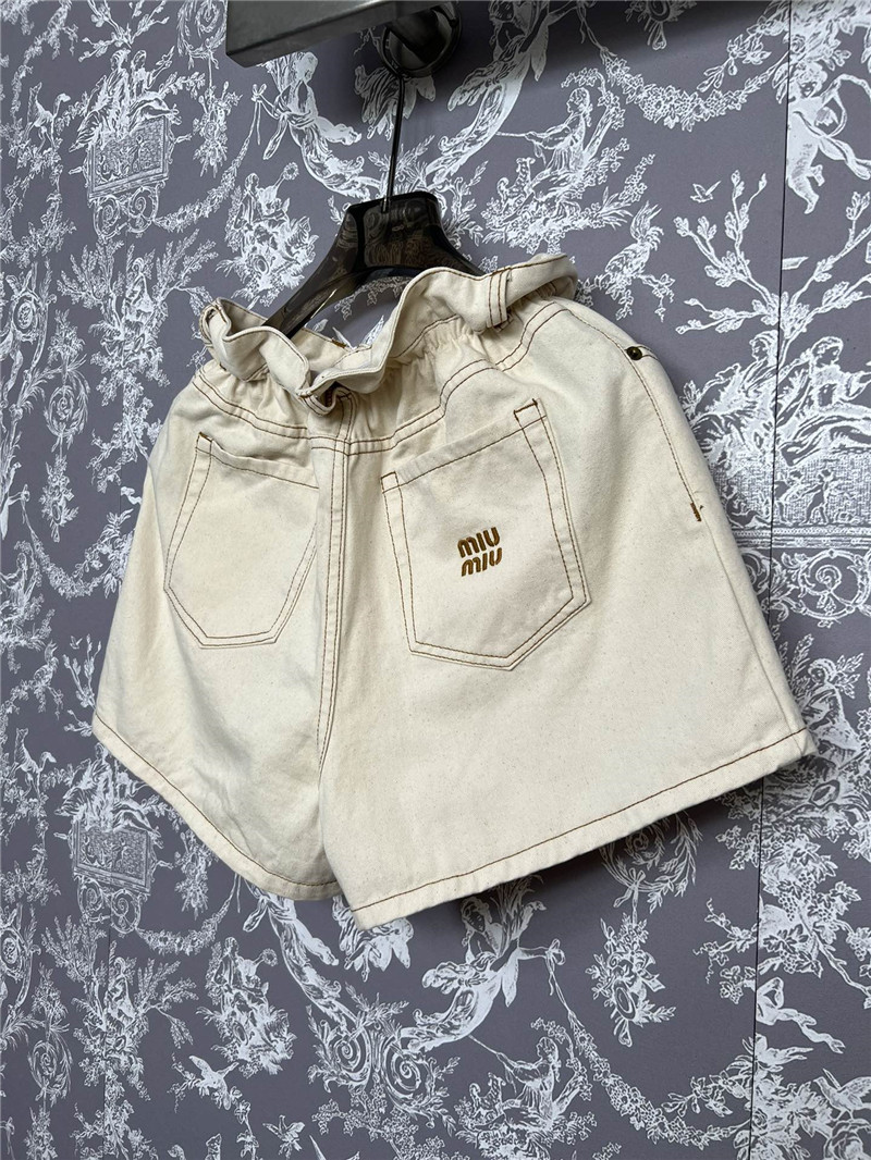 M1um1u short sleeve shirt shorts suit replica clothing sites