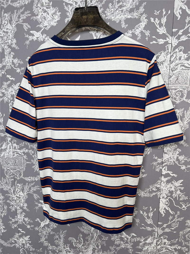 miumiu new striped short-sleeved T-shirt replica clothing sites