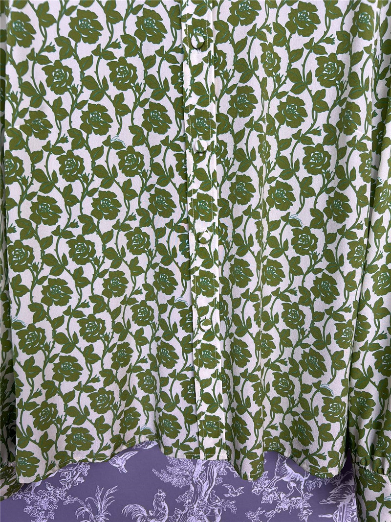 Gucci new floral shirt and skirt suit replica clothes