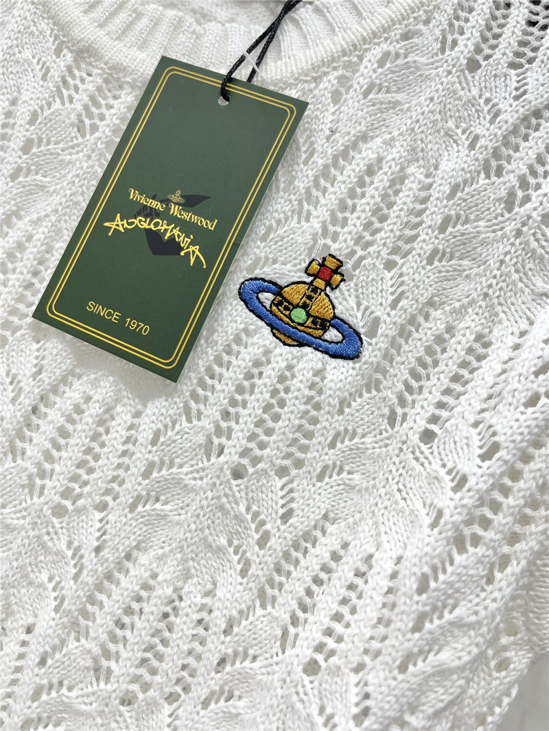 D10r hollow crochet crew neck knitted vest replica clothing sites